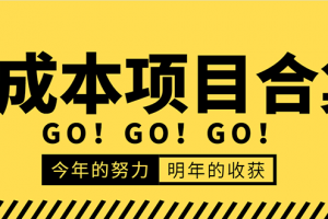 低成本零成本项目合集：赚钱快的慢的、暴利的，线上线下的，价值万元资料