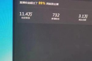 外面收费899最新抖音无人直播动漫解说项目，单号日入500+【高清素材+教程】