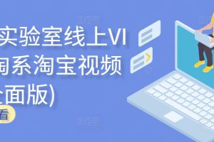 电商实验室线上VIP，淘系淘宝视频课(全面版)